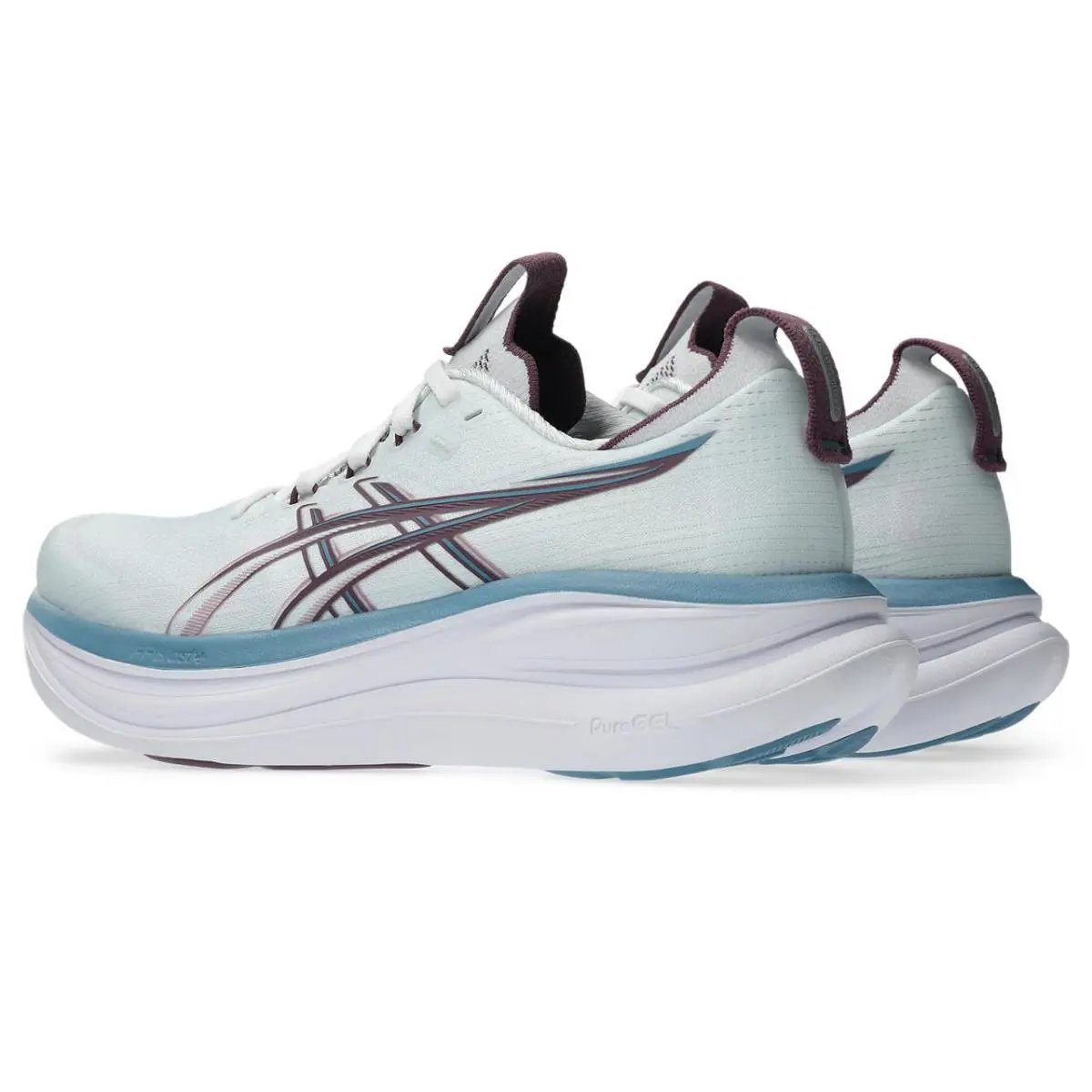Asics shoes - Arctic Blue/Velvet Purple 9
