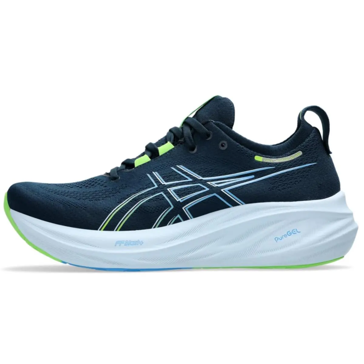 Asics shoes - ASICS GEL-Nimbus 26 - 1011B795-400 - French Blue/Electric Lime 0