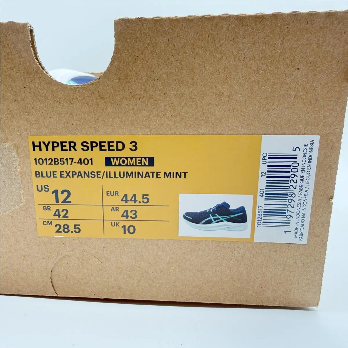 Asics shoes - ASICS Hyper Speed 3 - Hyper Speed - 1012B517-401 - Blue (UPC: 197298229005) 8