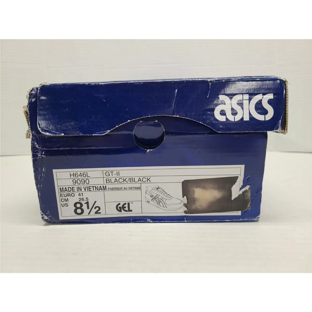 Asics shoes - ASICS GT-II Gel - Gel - H646L - Black/Gray/White 7