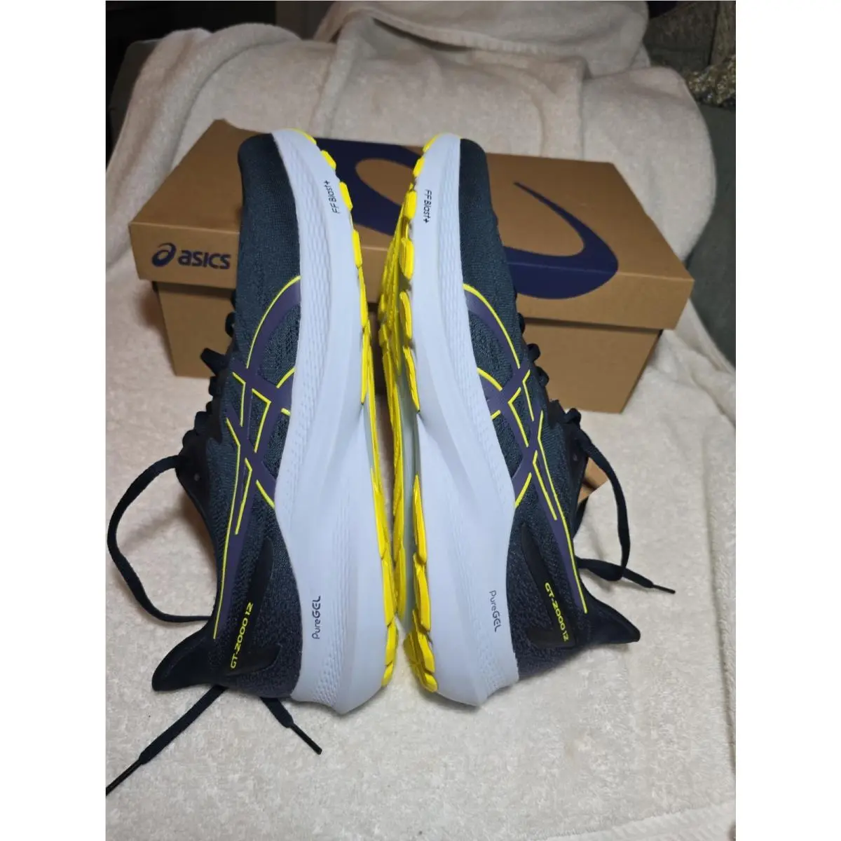 Asics shoes - Gt-2000 12 - 1011B691-403 - French Blue Bright Yellow (UPC: 197298225748) 7