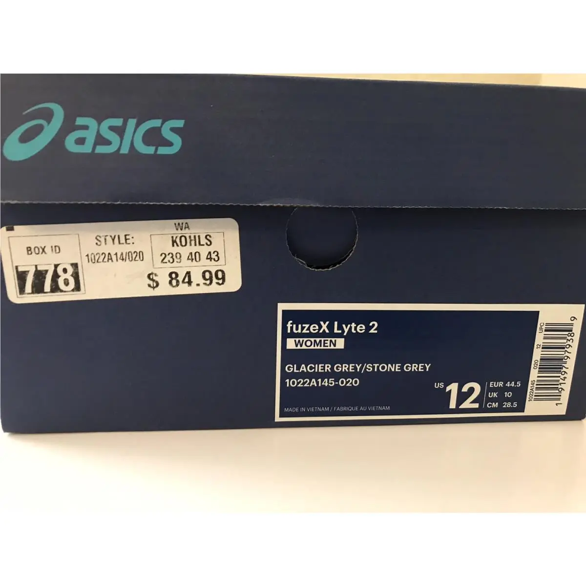 Asics shoes - ASICS Fuzex Lyte 2 - Fuzex Lyte - Gray, Peach, Blue 7