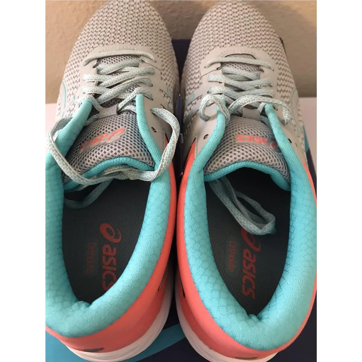 Asics shoes - ASICS Fuzex Lyte 2 - Fuzex Lyte - Gray, Peach, Blue 1