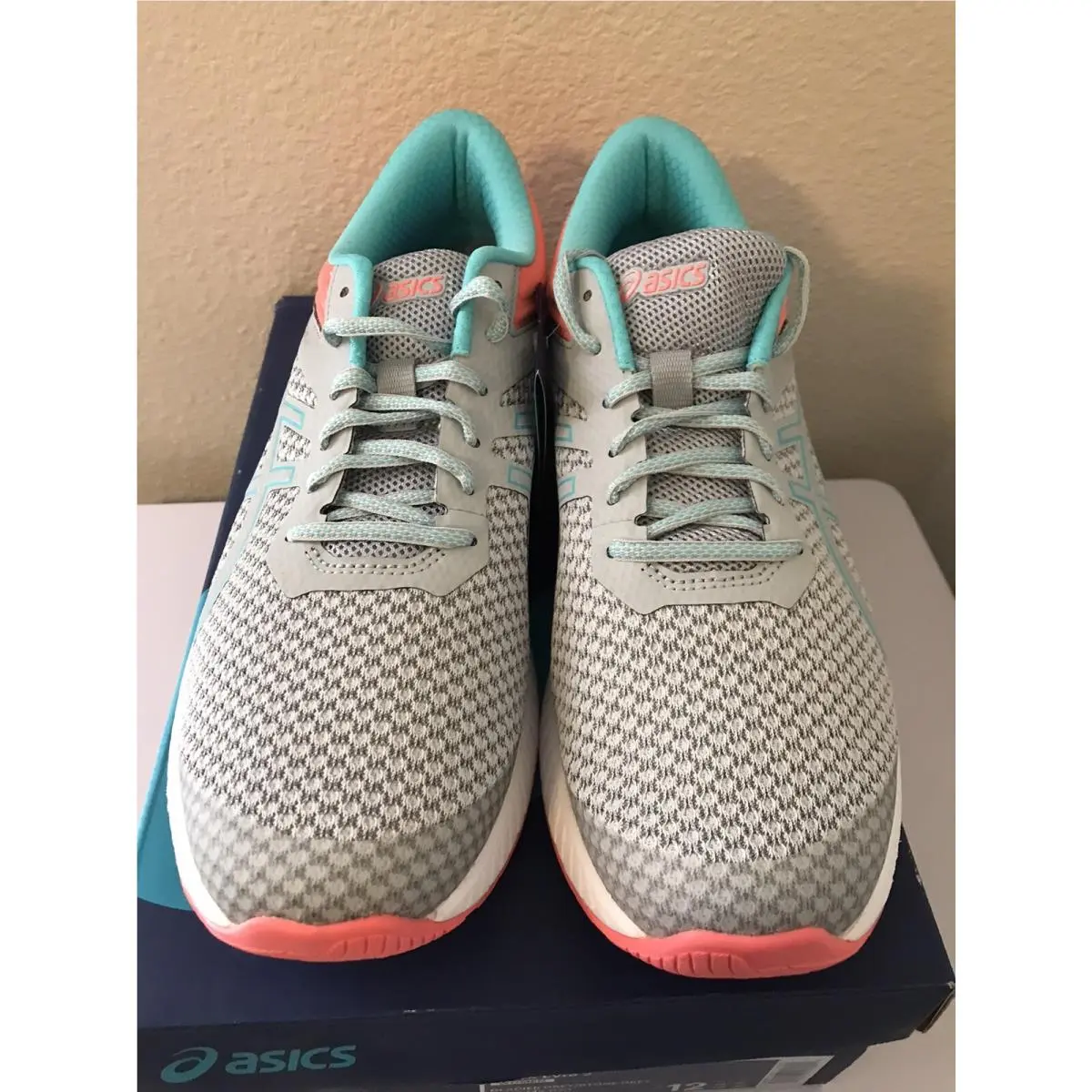 Asics shoes - ASICS Fuzex Lyte 2 - Fuzex Lyte - Gray, Peach, Blue 4