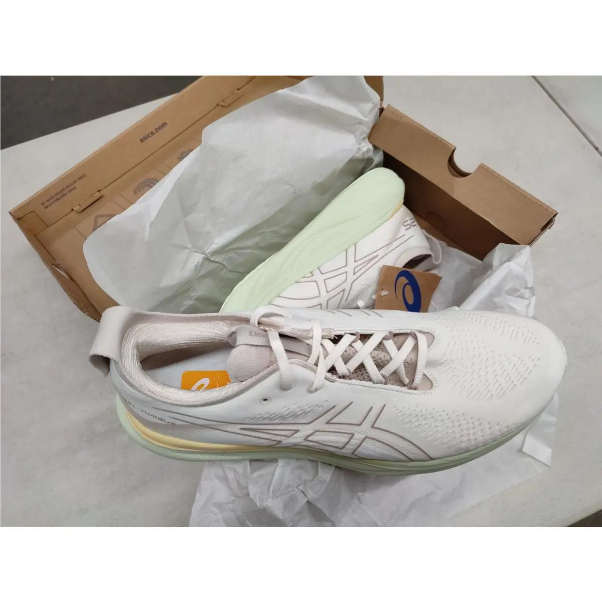 Asics shoes - ASICS GEL-Nimbus 25 - 1011B547100 - Cream/Fawn 1