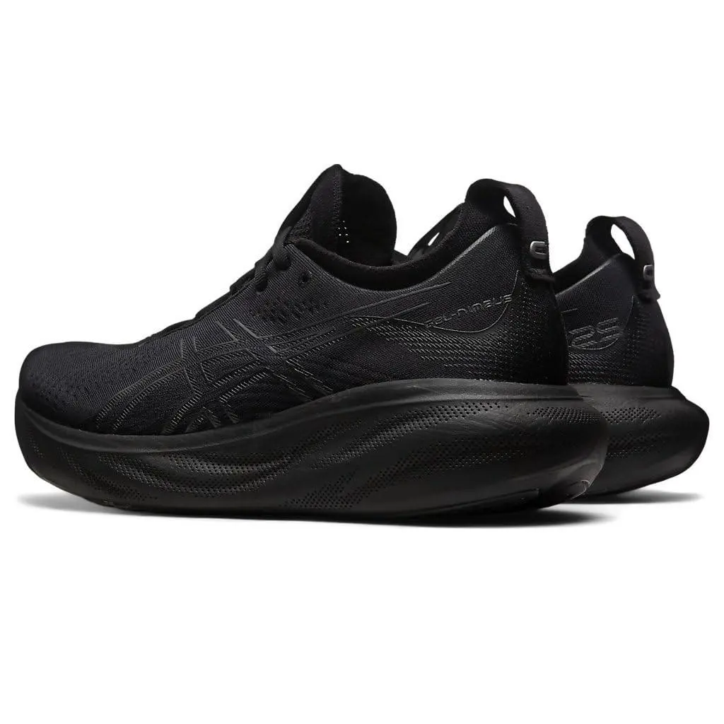 Asics Men`s Gel-nimbus 25 Running Shoes Size 11.5 US /10.5 UK Black/black