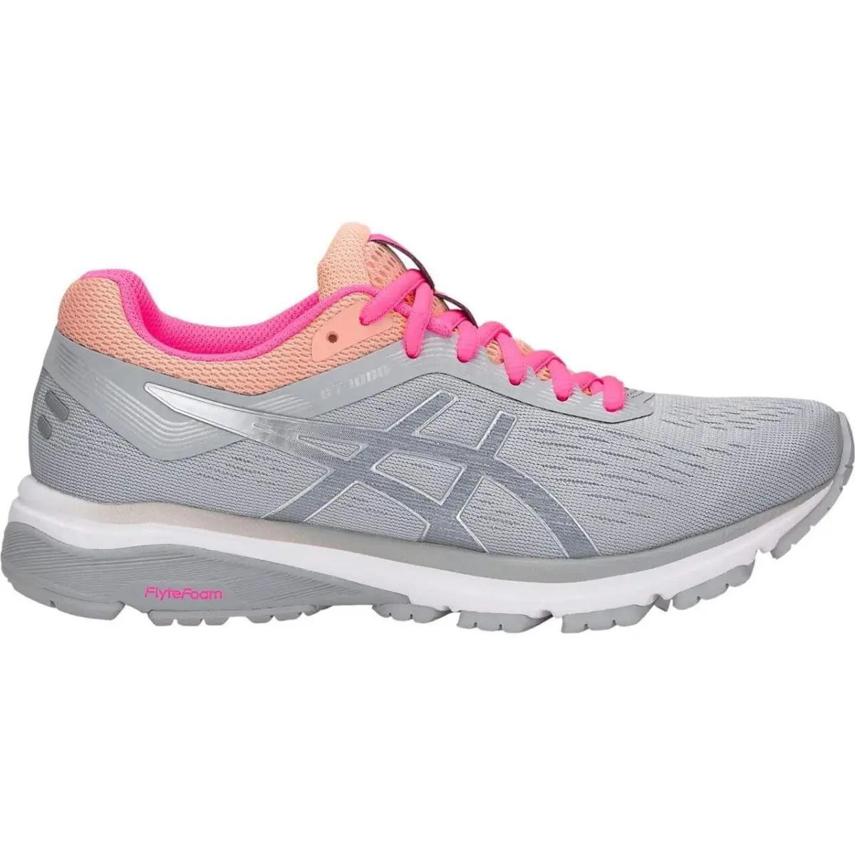 Asics GT-1000 7 Shoe Women`s Running Mid Grey/silver Size 6