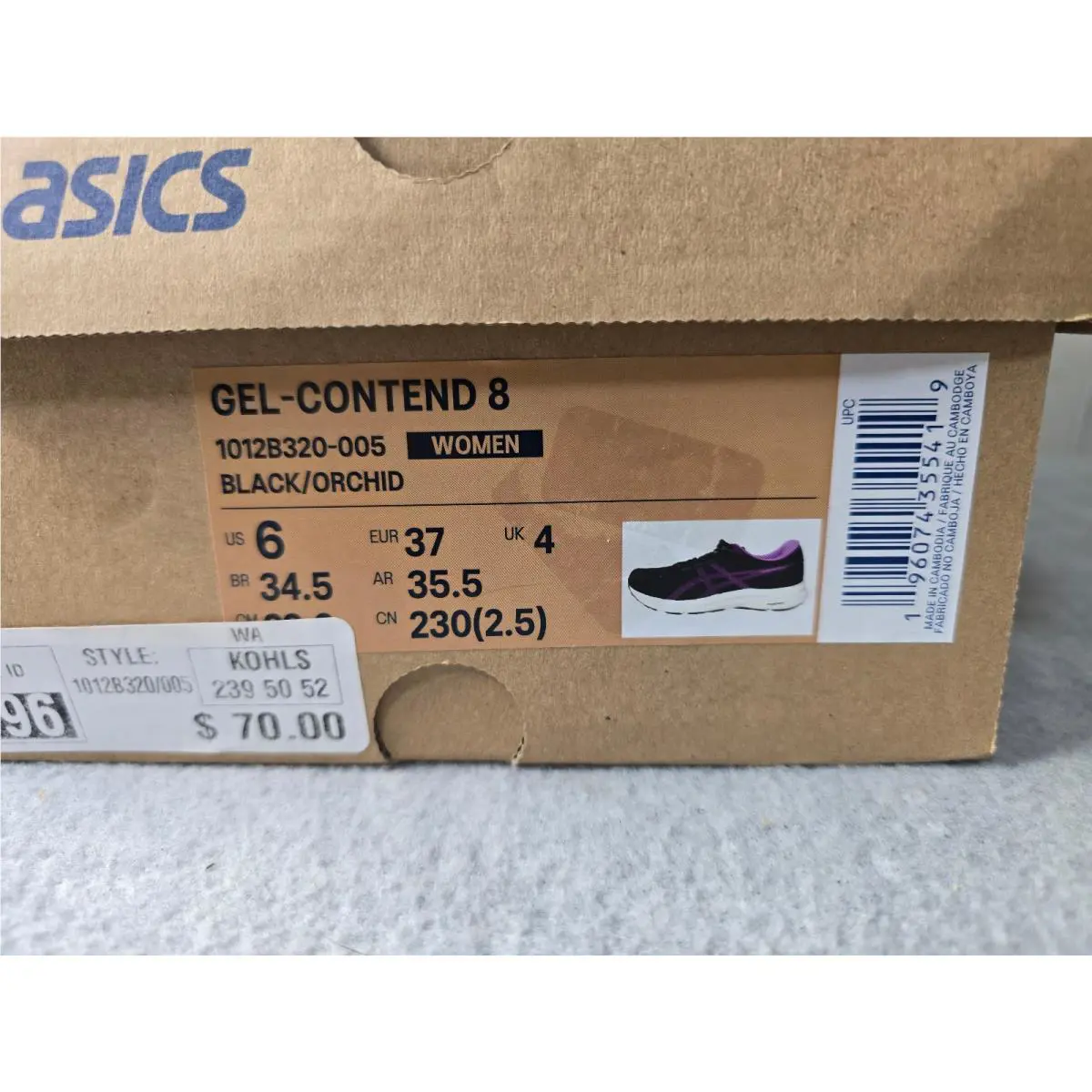 Asics shoes - ASICS GEL-Contend 8 - 1012B320-405 - Blue 0