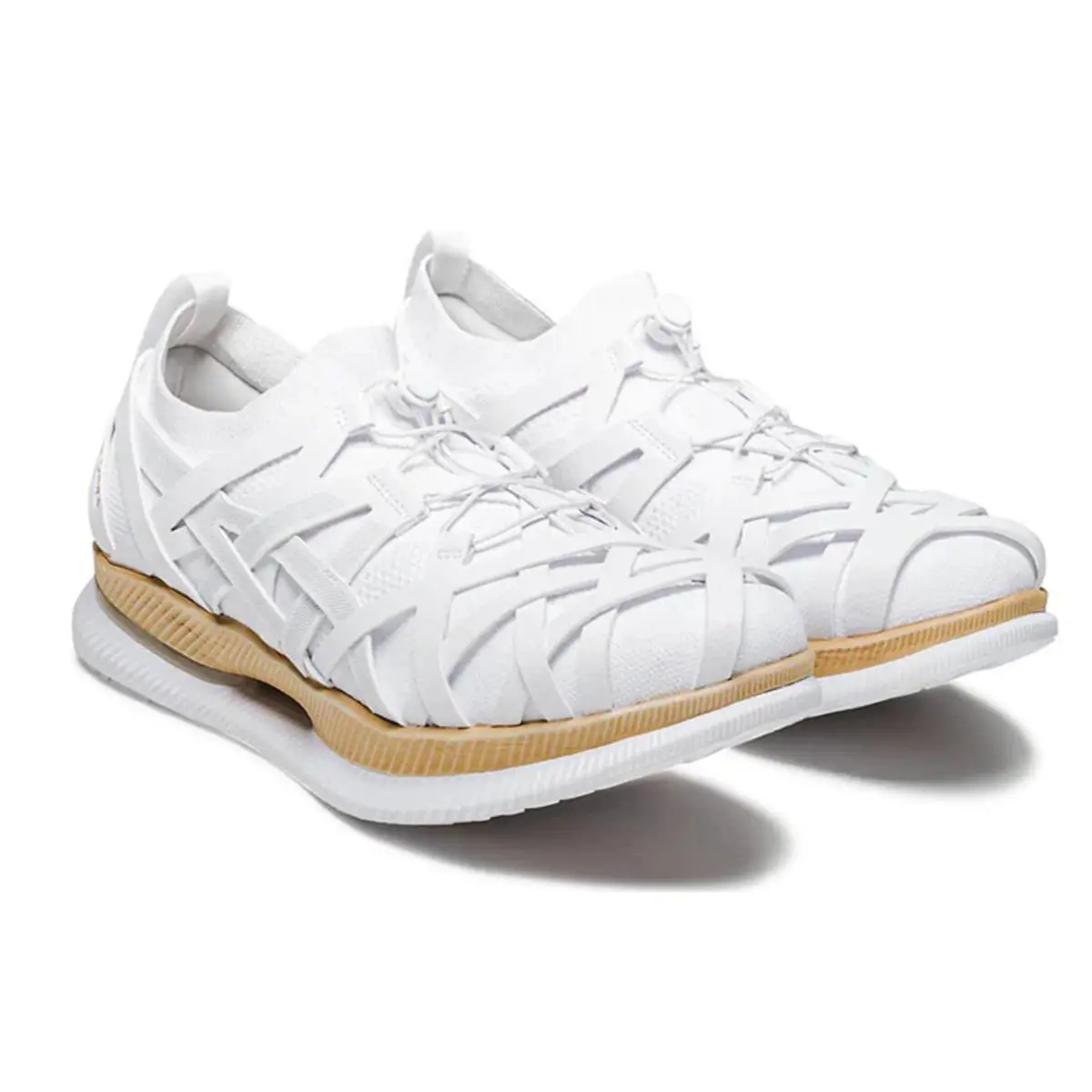 Sz 10.5 - Kengo Kuma x Asics Metaride Amu `woven` - White