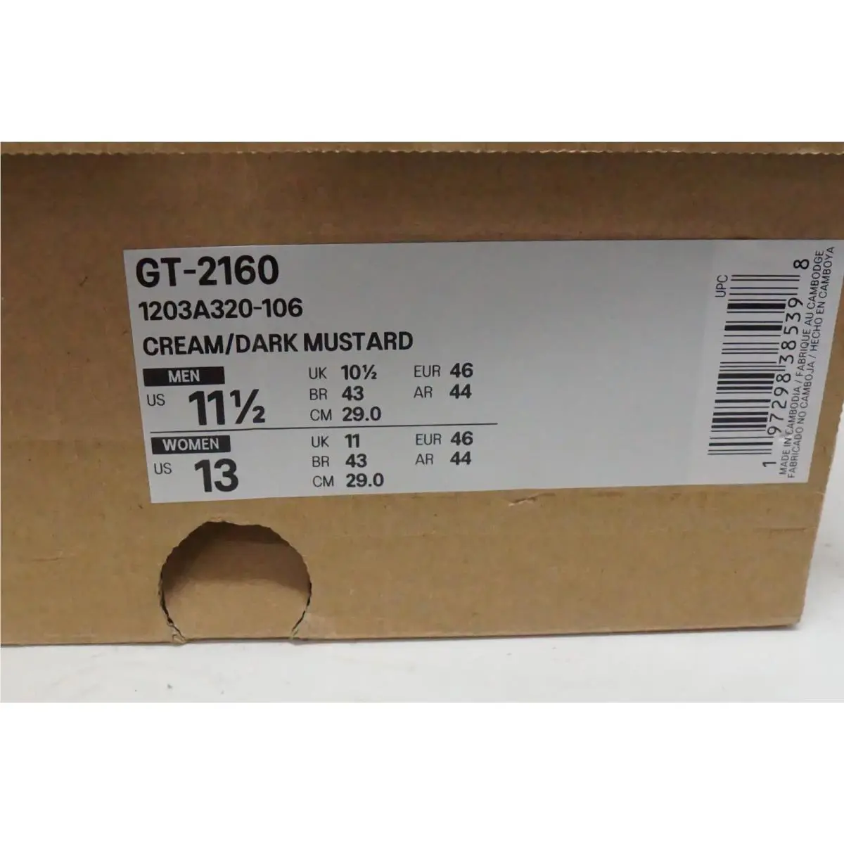 Asics shoes - ASICS GT-2160 - 1203A320-106 - Beige 10