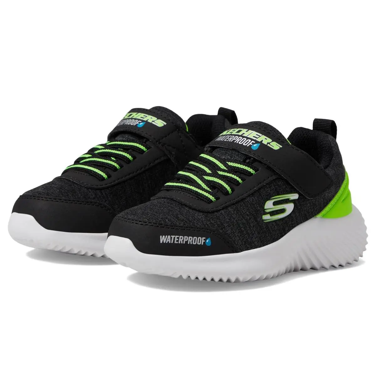 Skechers shoes - Black/Lime 5