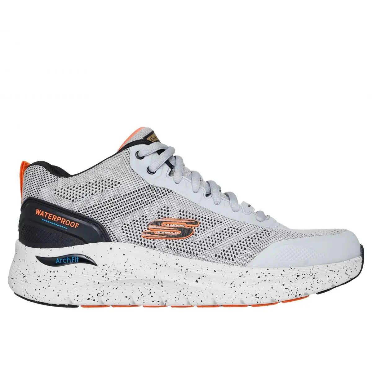 Skechers Men`s Arch Fit 2.0 Draske Sneaker Gray/orange - 232951-GYOR Grey/orang