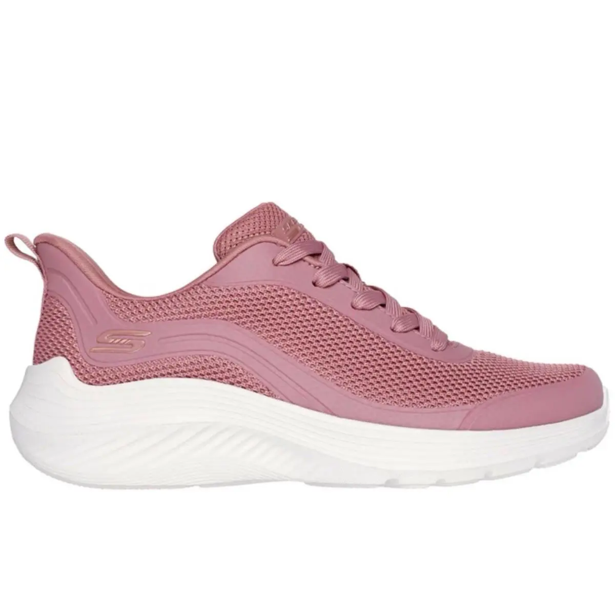 Skechers Women s Bobs Squad Waves Still Wading Rose Size 6-7-8 - Pink