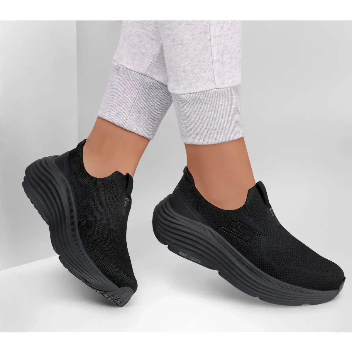 Skechers shoes - 129481WBBK - 129481 BBK - White 0