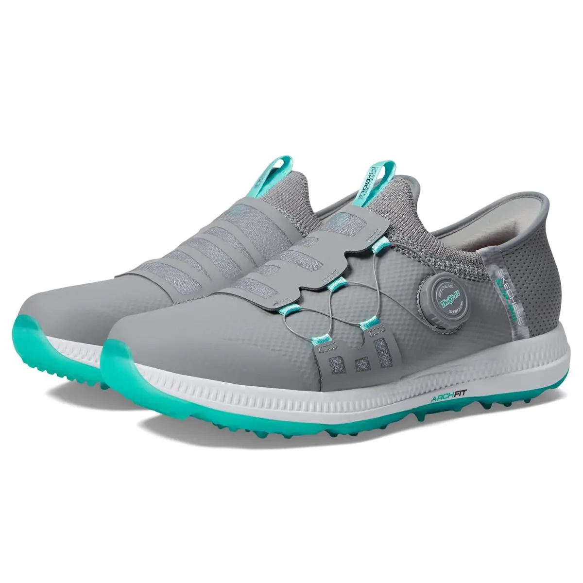 Skechers shoes - Gray/Aqua 5