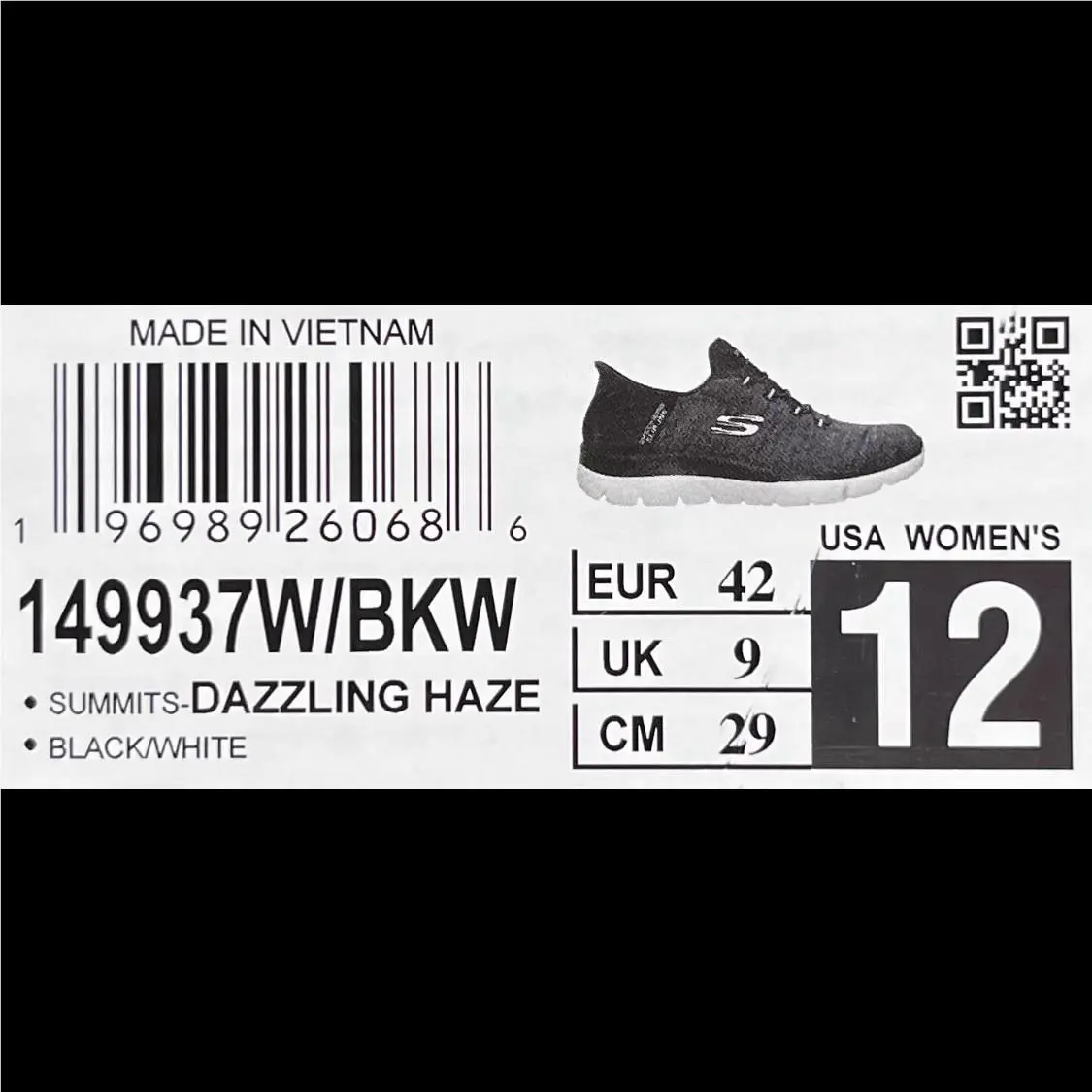 Skechers shoes - Skechers Summits Dazzling Haze - Summits Dazzling Haze - Black/White 8