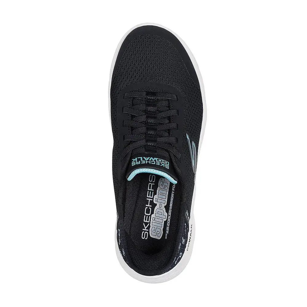 Skechers shoes - Skechers Go Walk Flex - Walk Flex - 124823/BKAQ - Black/Aqua (UPC: 197976014633) 1
