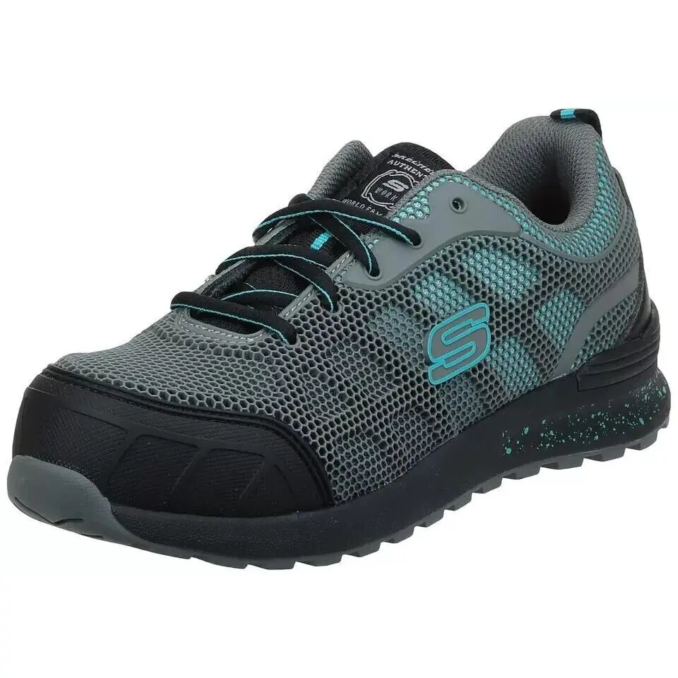 Skechers shoes - Skechers Work - Work - 77273 - Gray/Aqua (UPC: 193113822468) 0