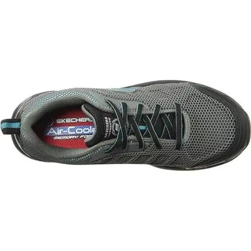 Skechers shoes - Skechers Work - Work - 77273 - Gray/Aqua (UPC: 193113822468) 4