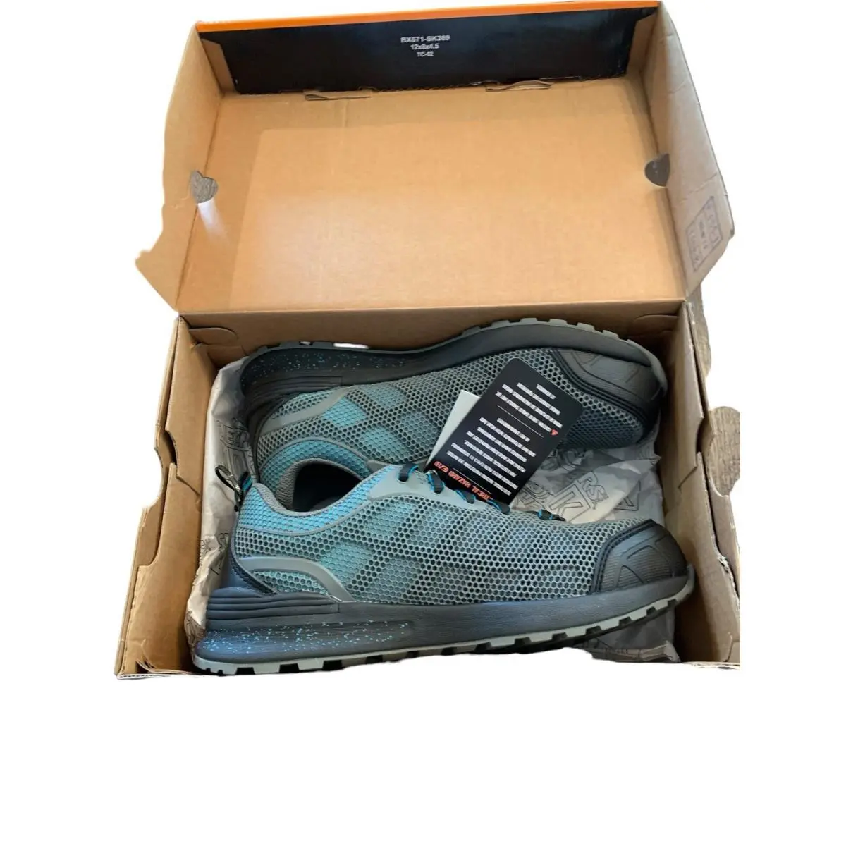 Skechers shoes - Skechers Work - Work - 77273 - Gray/Aqua (UPC: 193113822468) 7