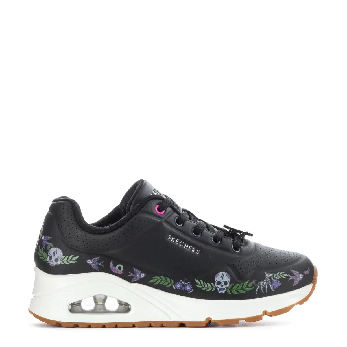 Skechers Uno DE Muertos Trainers Sneakers Casual Women Shoes Black/ Size 8.5