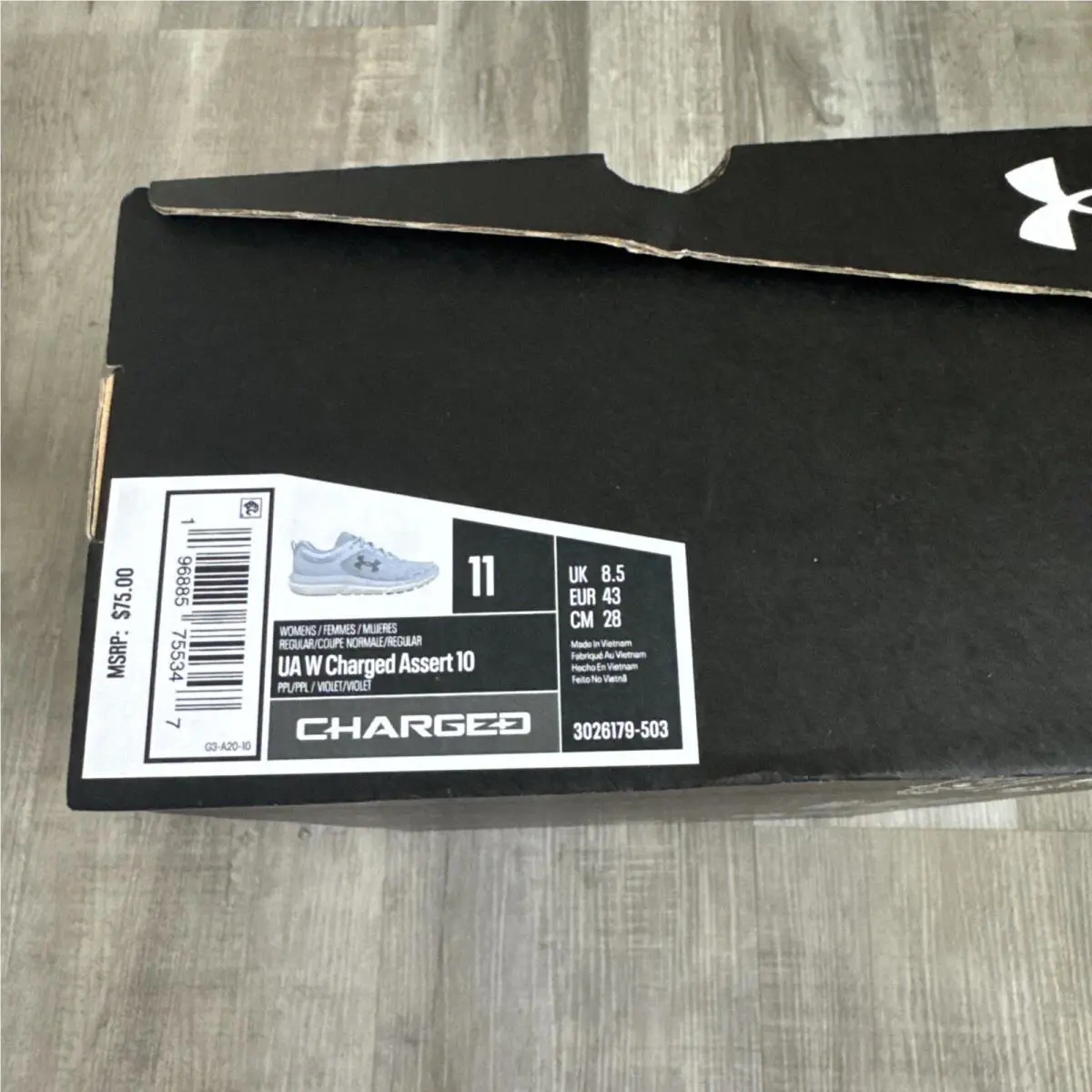 Under Armour shoes - Under Armour Charged Assert 10 - 3026179-503 - Violet Purple 5