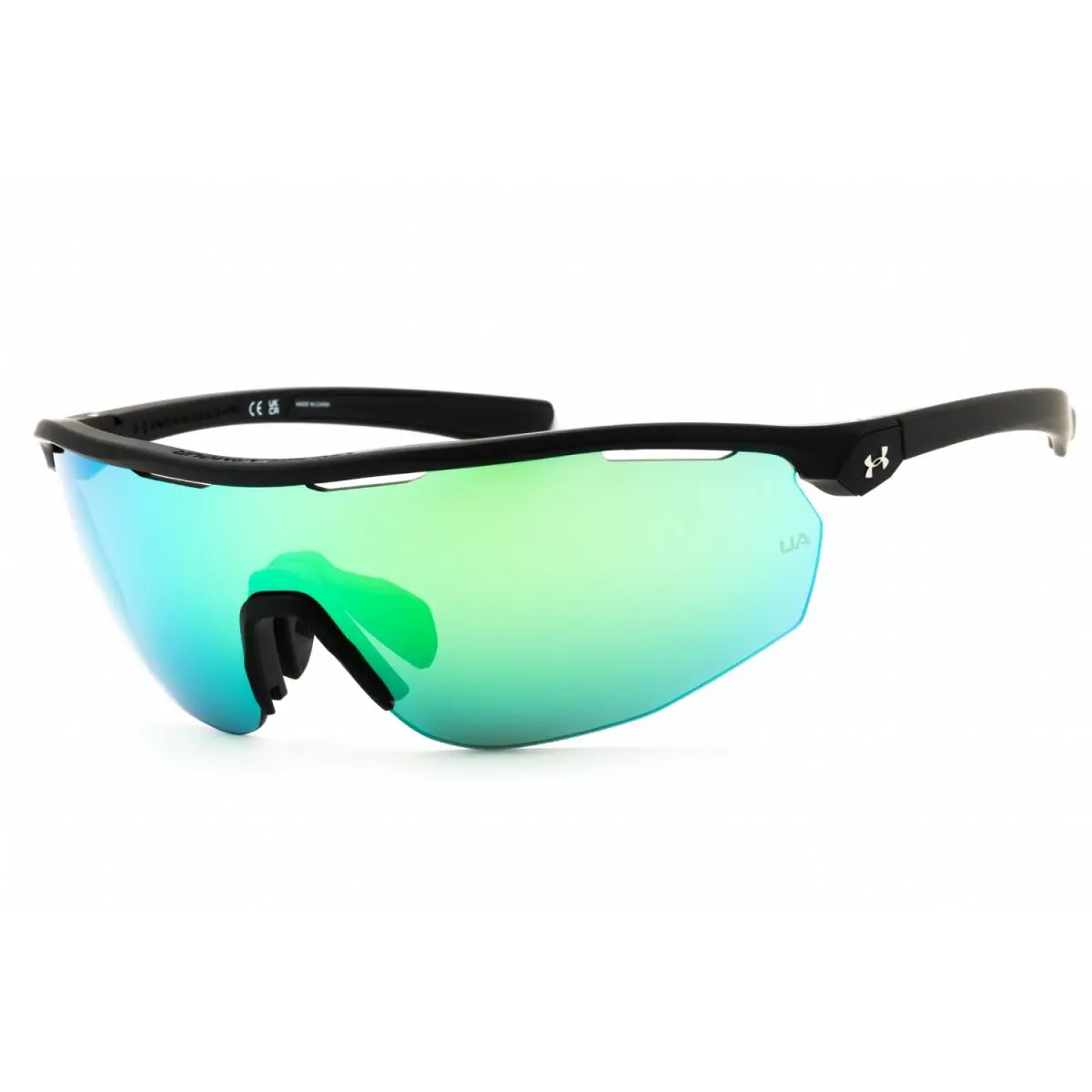 Under Armour UA Gametime/o/g 0003 Z9 Matte Black/green Multilayer Mirror - Frame: Matte Black, Lens: Green Multilayer Mirror, code: 0003Z9