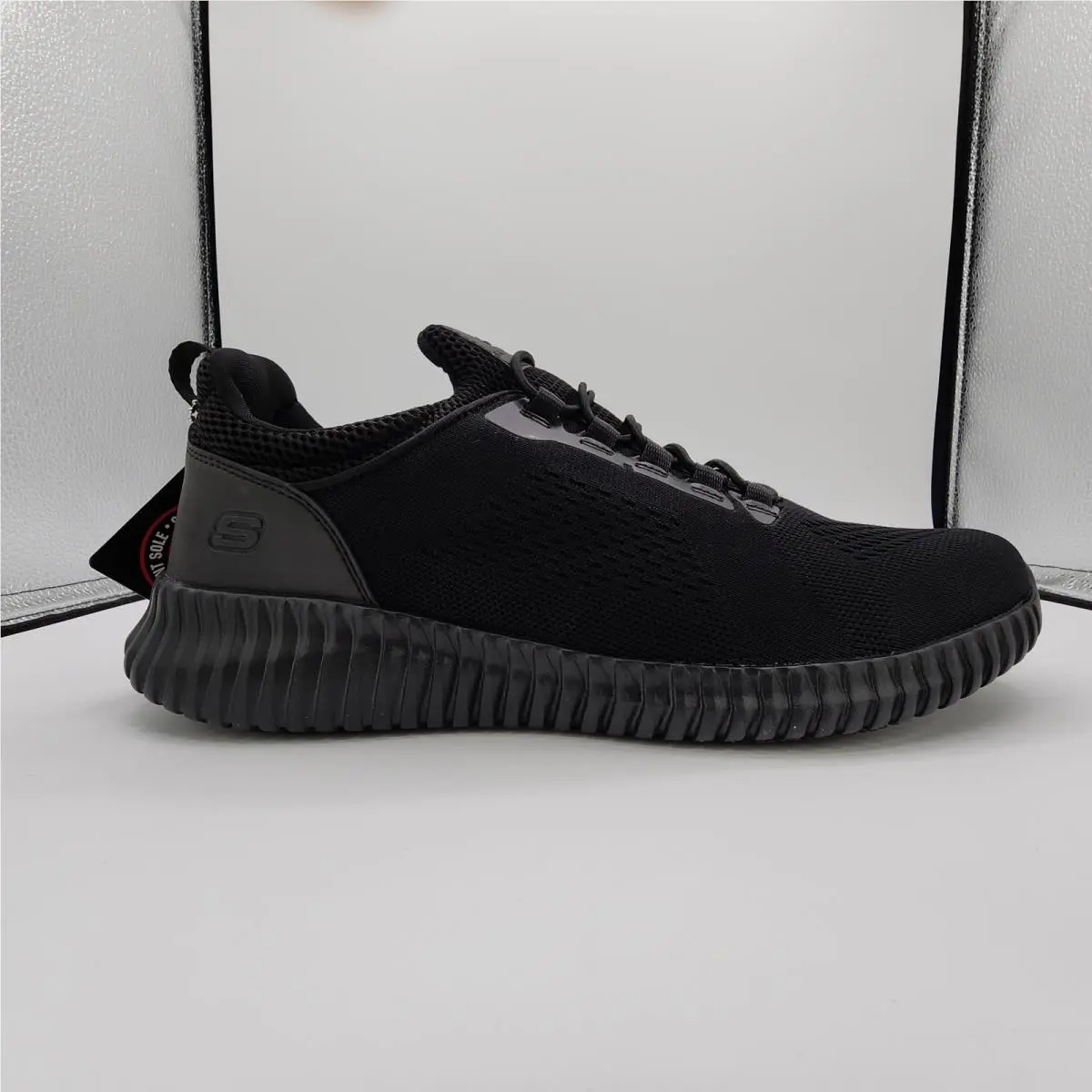 Skechers shoes - SKECHERS Work Relaxed Fit Cessnock - 77188 - Black (UPC: 192283470172) 2