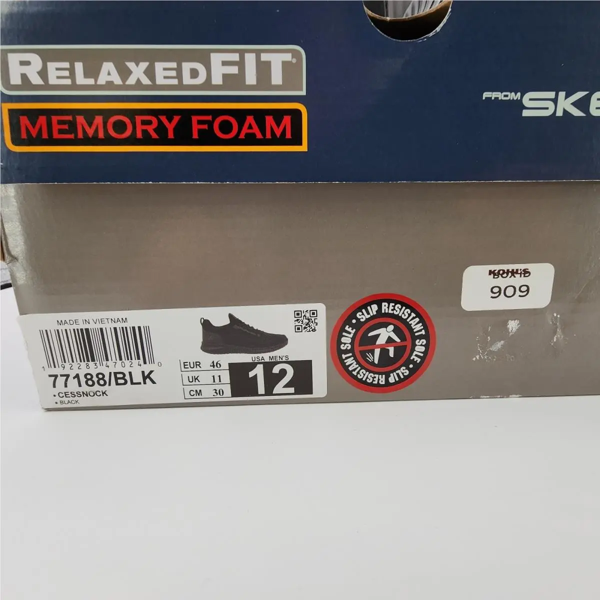 Skechers shoes - SKECHERS Work Relaxed Fit Cessnock - 77188 - Black (UPC: 192283470172) 1