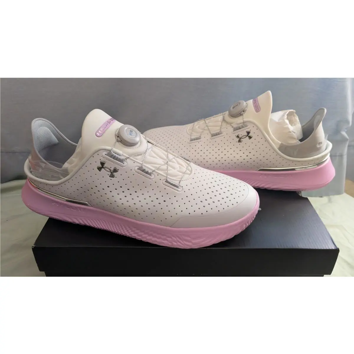 Under Armour shoes - Under Armour SlipSpeed - SlipSpeed - 3027049-131 - White-Stellar Pink (131) 3