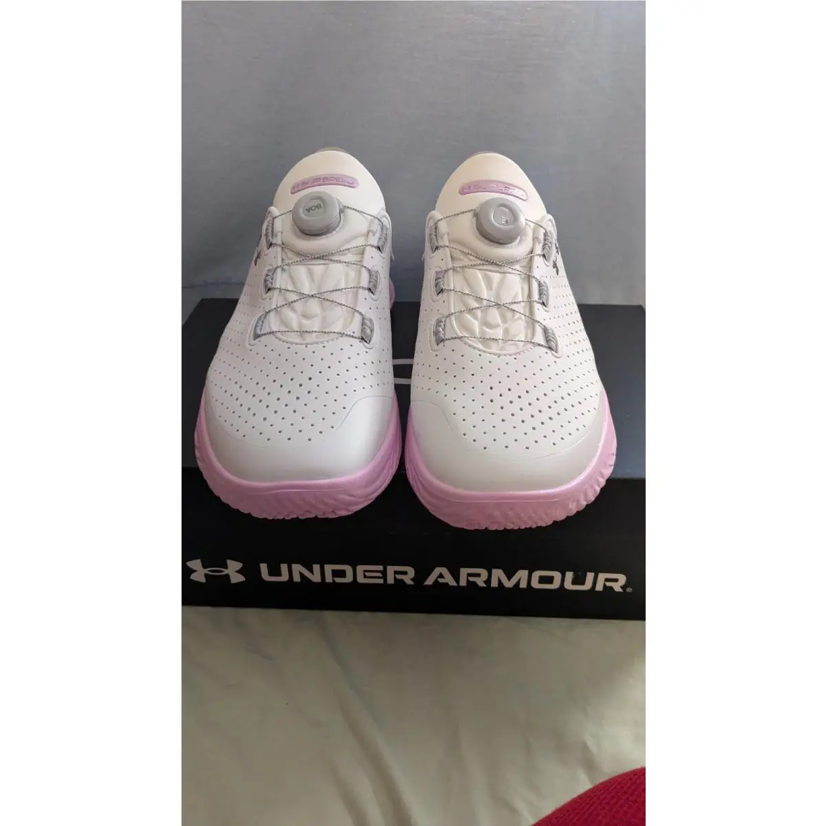 Under Armour shoes - Under Armour SlipSpeed - SlipSpeed - 3027049-131 - White-Stellar Pink (131) 4