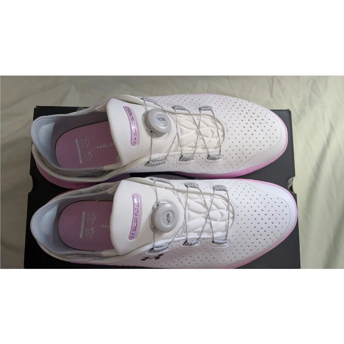 Under Armour shoes - Under Armour SlipSpeed - SlipSpeed - 3027049-131 - White-Stellar Pink (131) 6