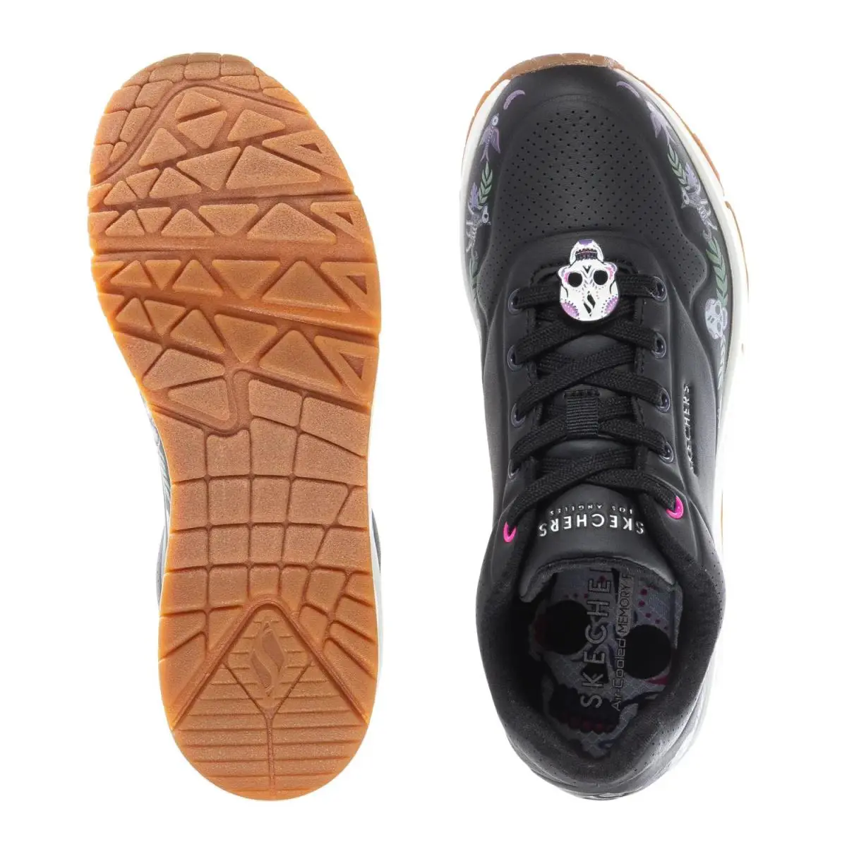 Skechers shoes - SKECHERS UNO DE MUERTOS - UNO MUERTOS - Dia De Muertos Black/Multi - 155437 3