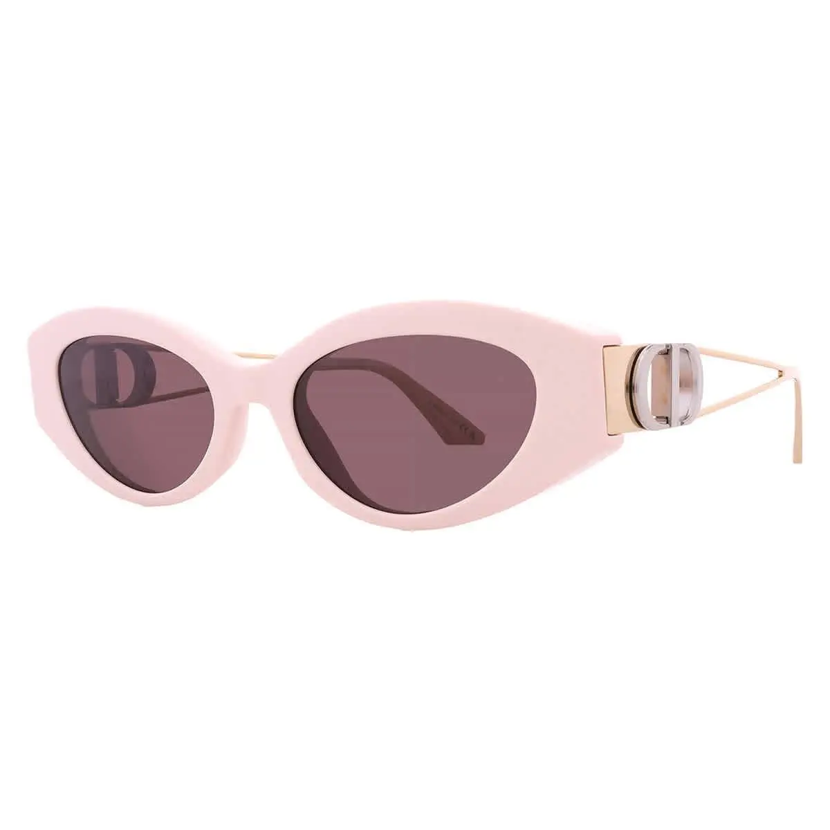 Dior 30MONTAIGNE B6I Brown Cat Eye Ladies Sunglasses CD40186I 72E 51 - Pink, Frame: Pink, Lens: Brown