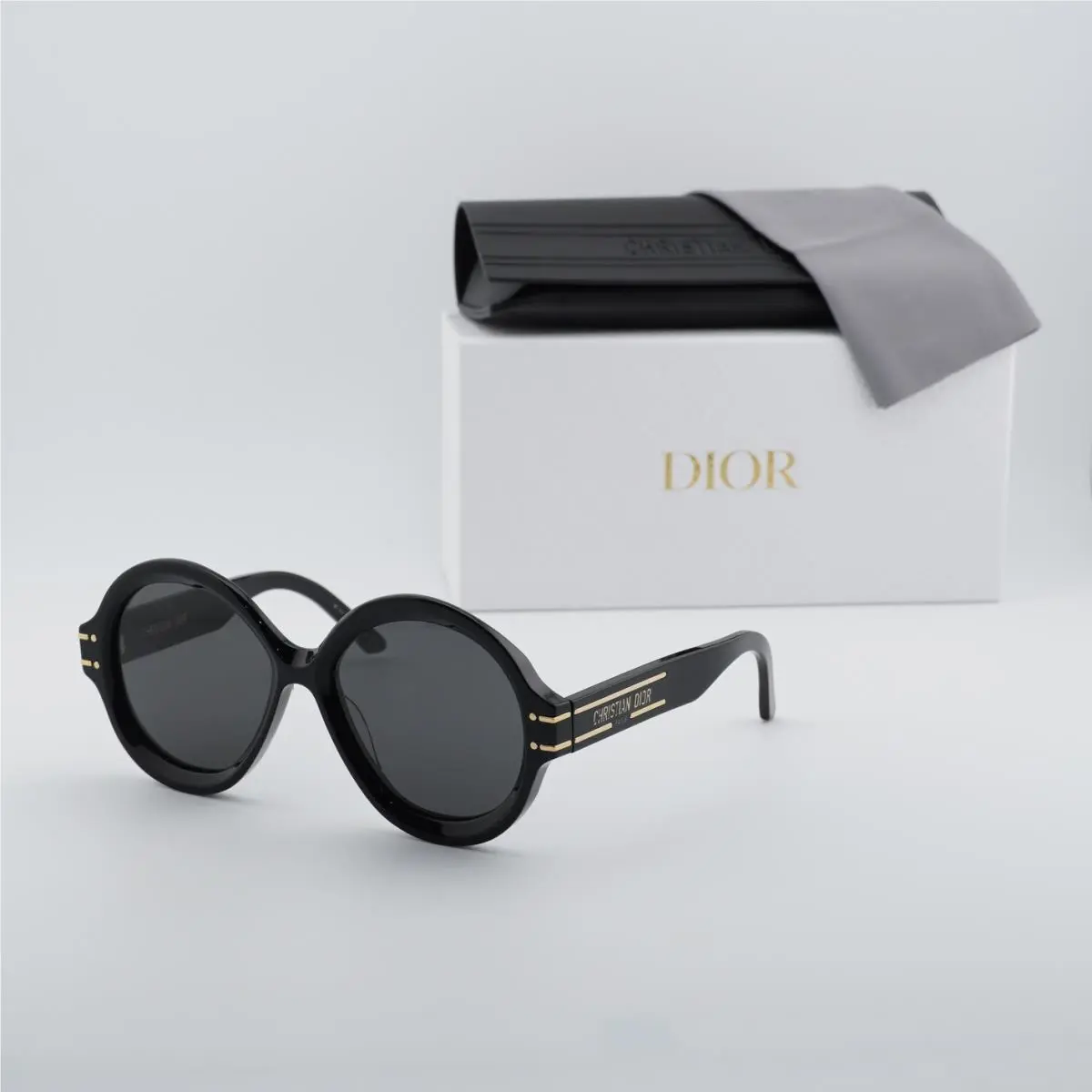 Dior Diorsignature R1U 10A0 Black/smoke 57-17-140 Sunglasses