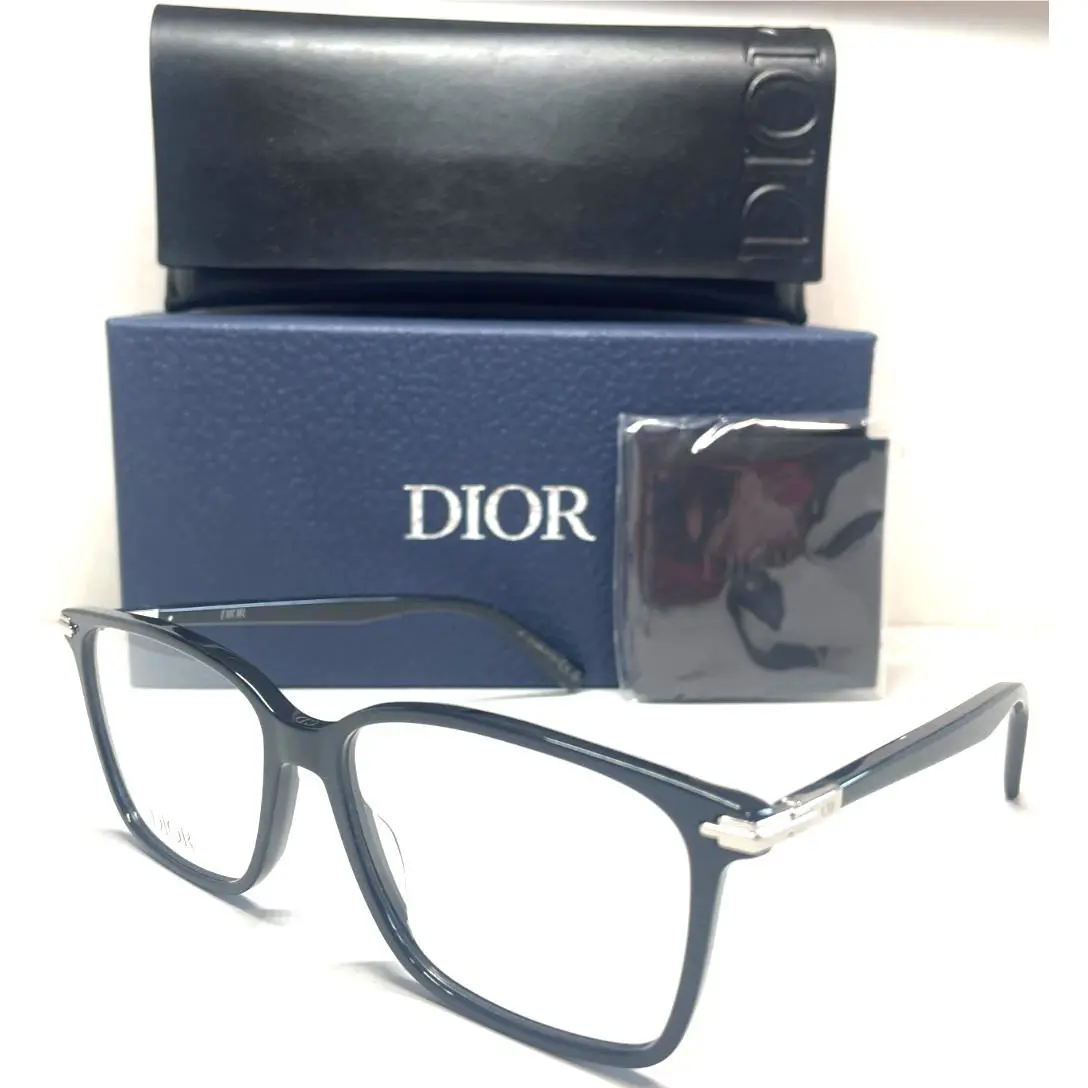 Christian  blacksuito S14I 1000 Shiny Black Eyeglasses 56-15 by Dior