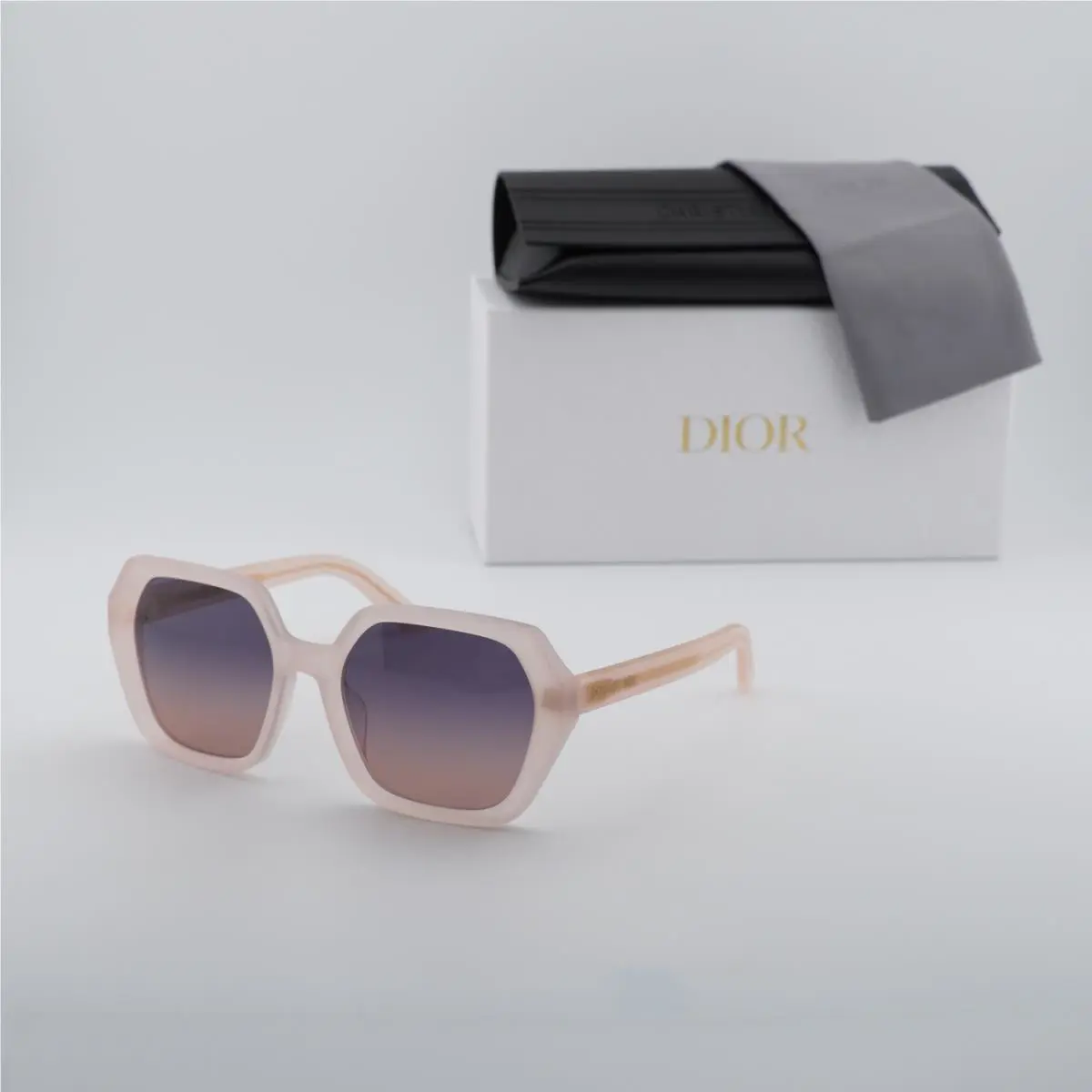 Dior Diormidnight S2F 41F1 Matte Pink/grey to Pink Gradient 56-20-140