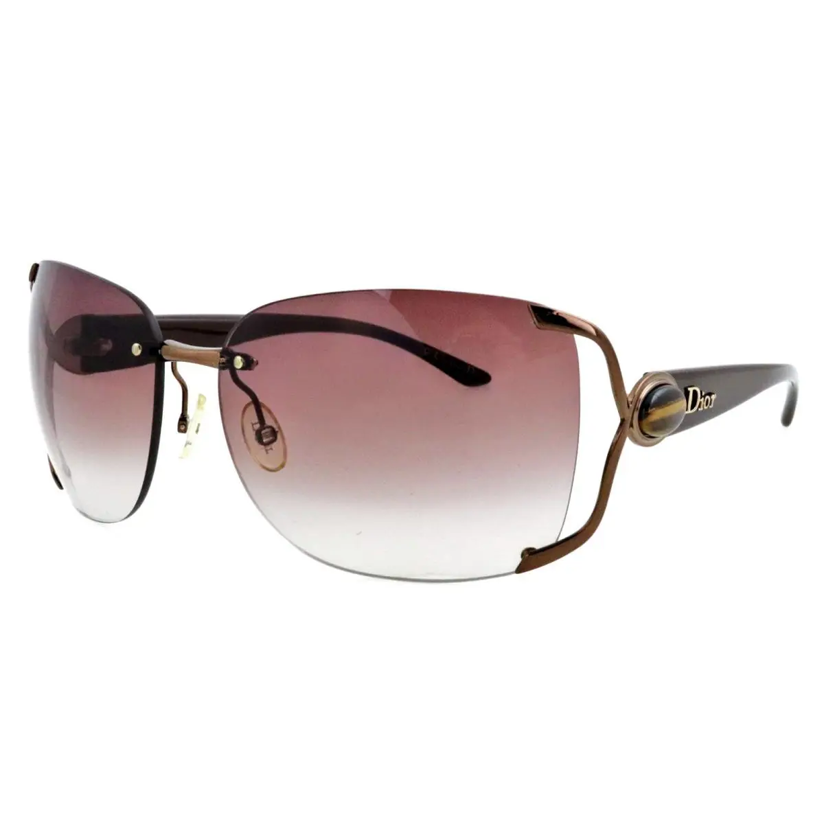 Christian  Copacaba 1F Onefm 62mm Rimless Oversized Sunglasses Italy by Dior