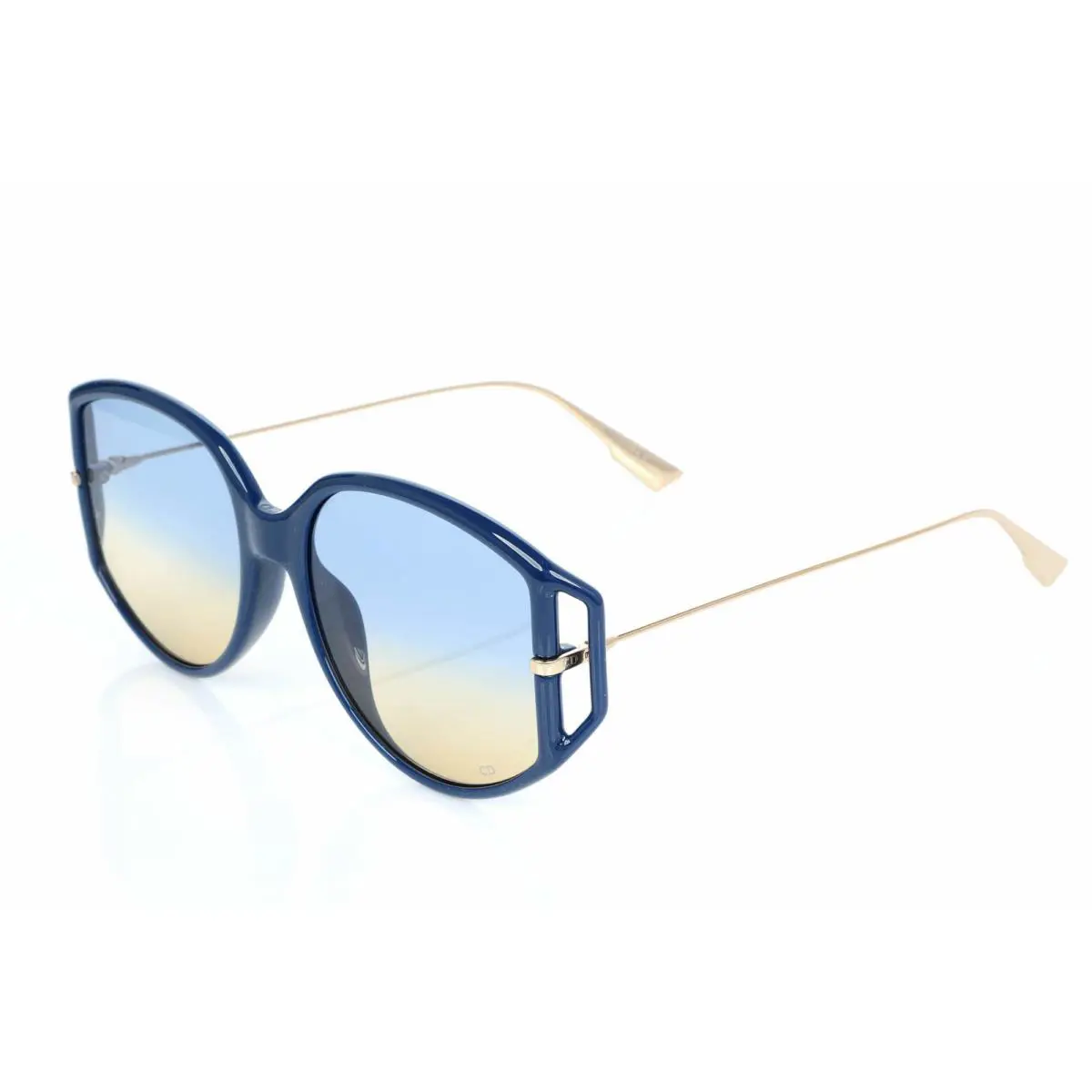 Christian  Direction2 08611 54mm Havana Gold Oversized Sunglasses Italy by Dior