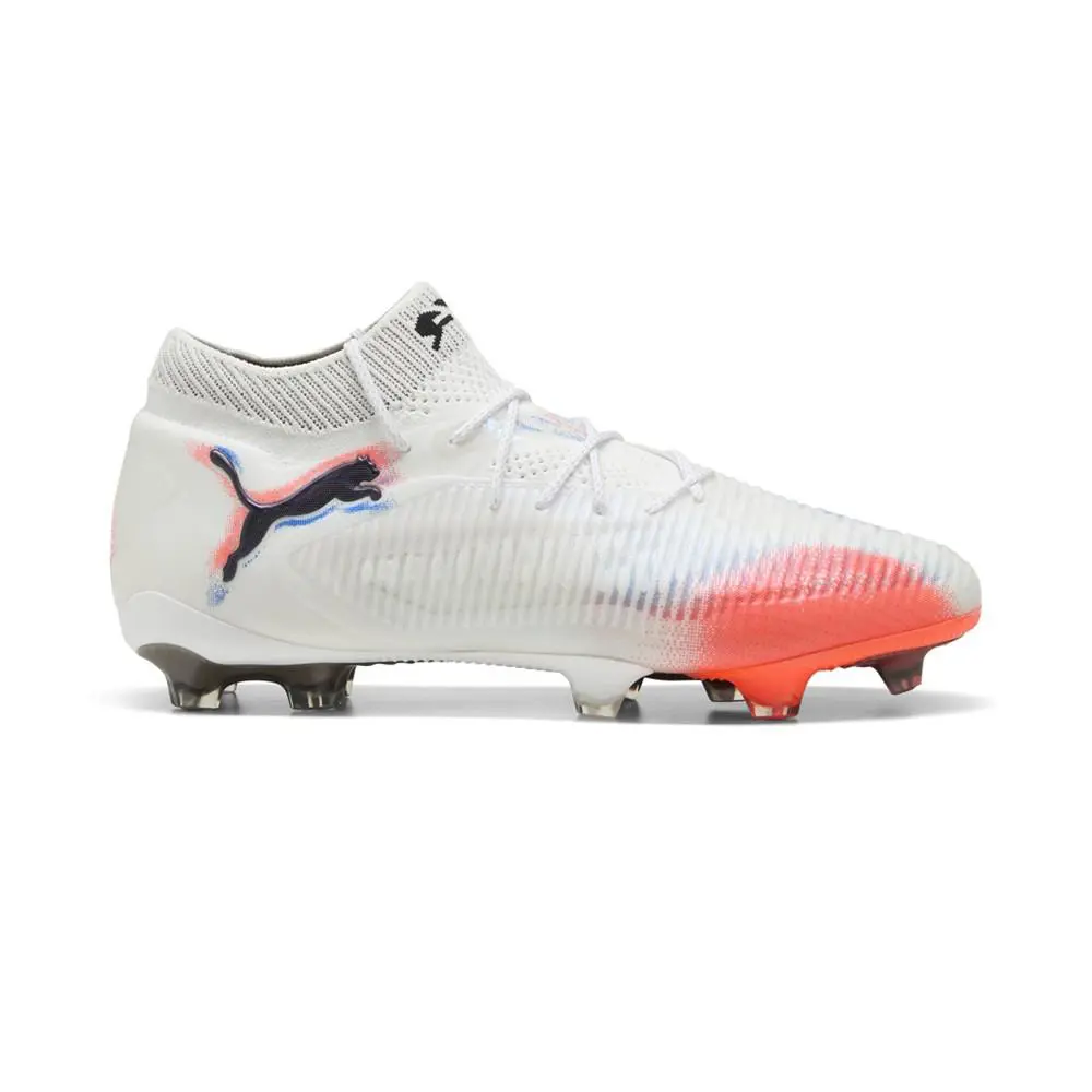 Puma Future 8 Ultimate Firm Ground Soccer Cleats Mens White Sneakers Athletic Sh - White
