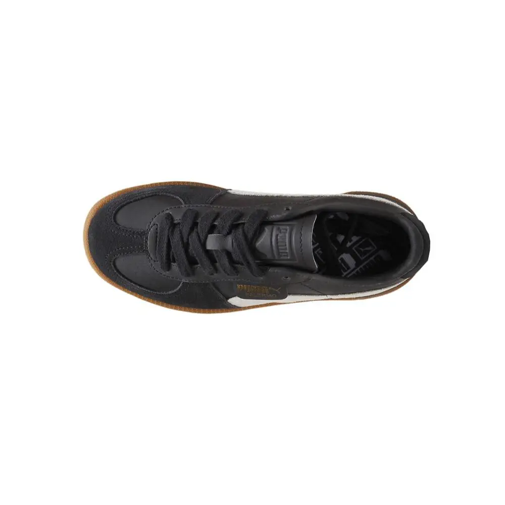 Puma shoes - PUMA Palermo Leather Lace Up  Youth - 39727503 - Black, Grey 2