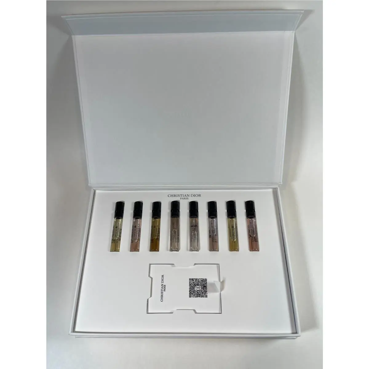 Christian  8pc Perfume Sample Spray Fragrance Collection Gift Set Box by Dior