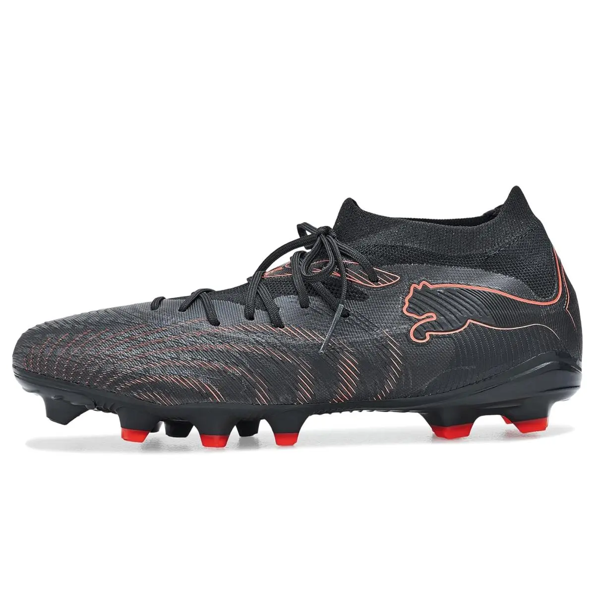 Puma shoes - Black/Glowing Red/Strong Gray 9
