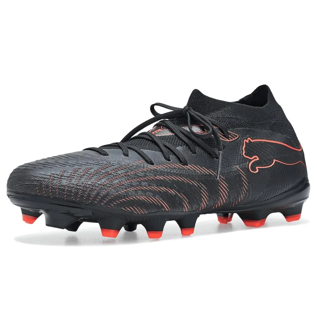 Puma shoes - Black/Glowing Red/Strong Gray 6