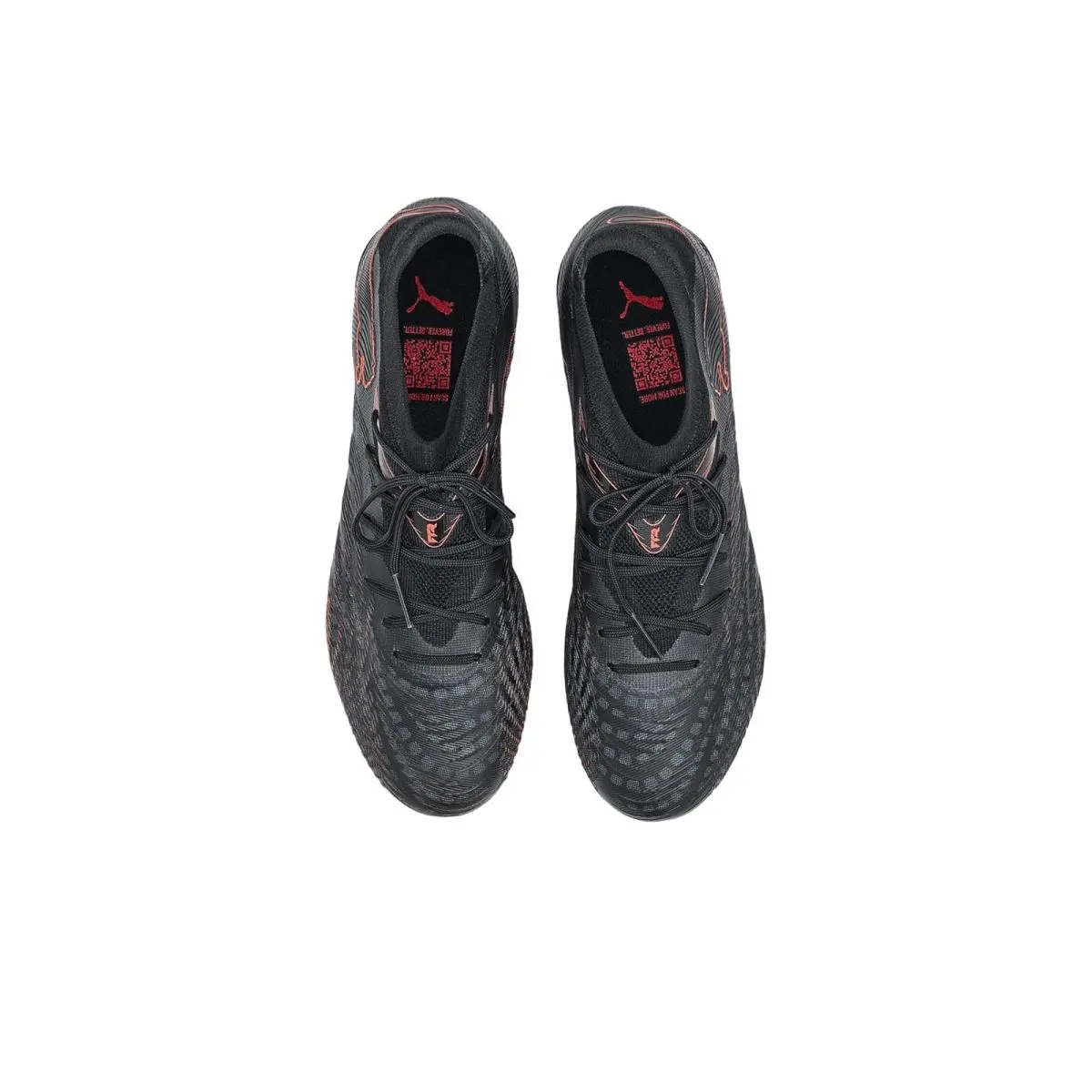 Puma shoes - Black/Glowing Red/Strong Gray 7