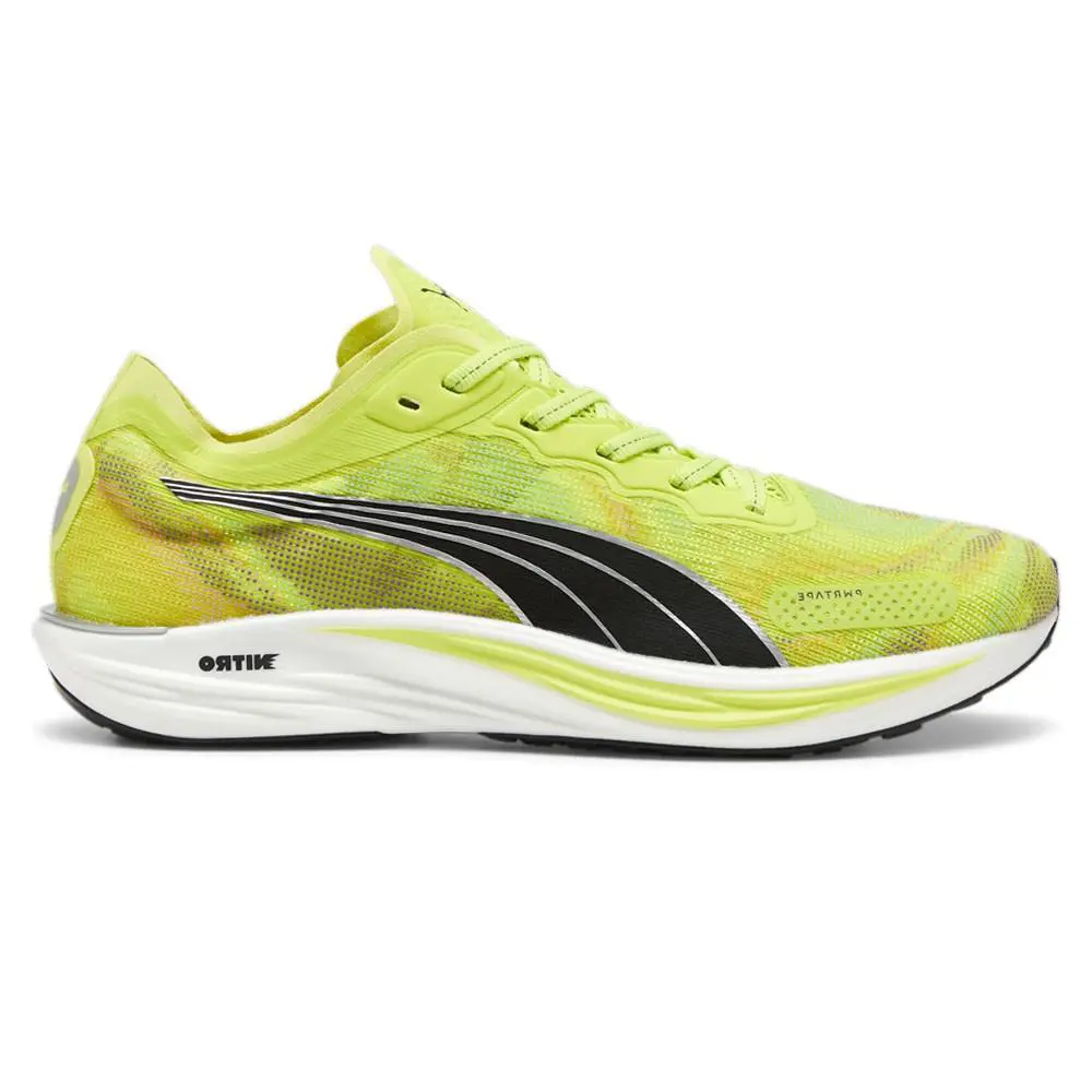 Puma Liberate Nitro 2 Psychedelic Rush Running Mens Yellow Sneakers Athletic Sh - Yellow