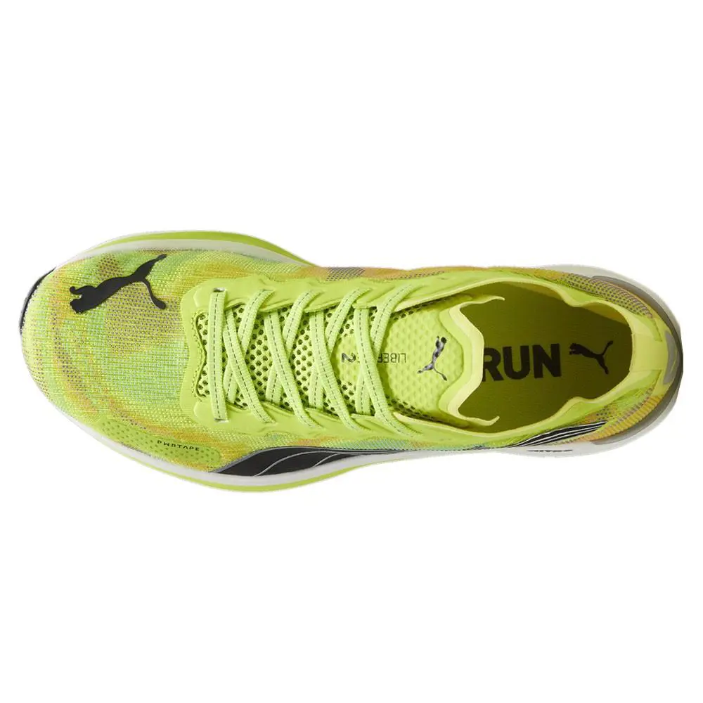 Puma shoes - PUMA Liberate Nitro 2 Psychedelic Rush Running - 38008201 - Yellow 2
