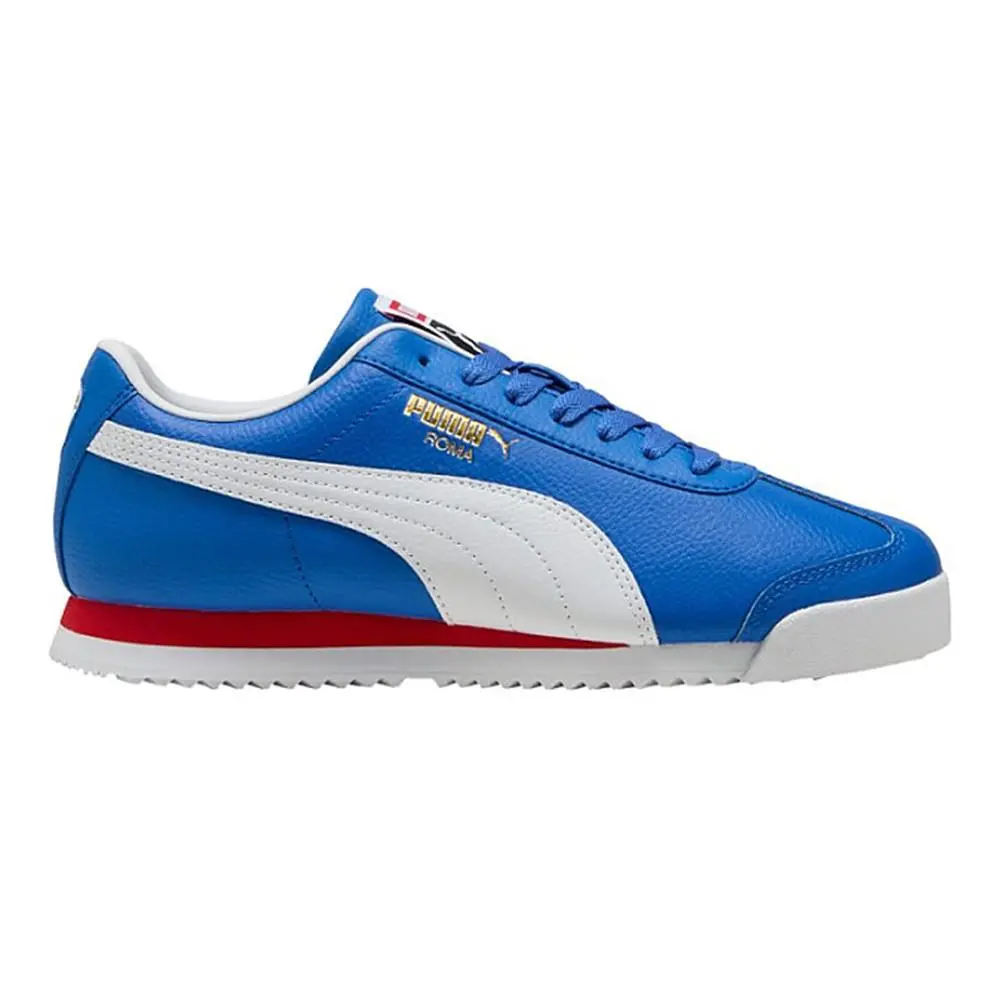 Men`s Puma Roma 24 Standard Mountain Blue-puma White 396868 16 - Mountain Blue-Puma White