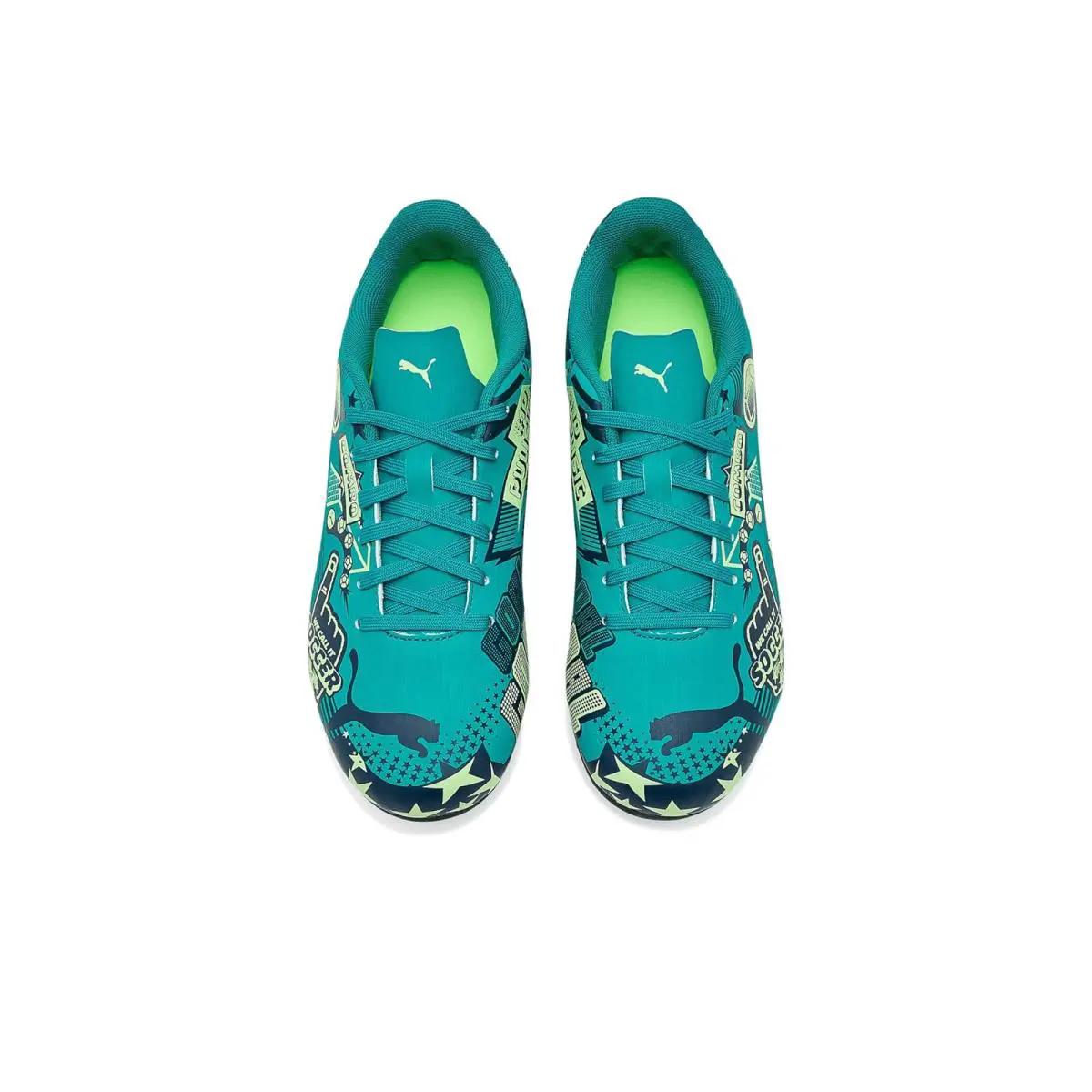 Puma shoes - White/Lake Blue/Yellow Alert 0