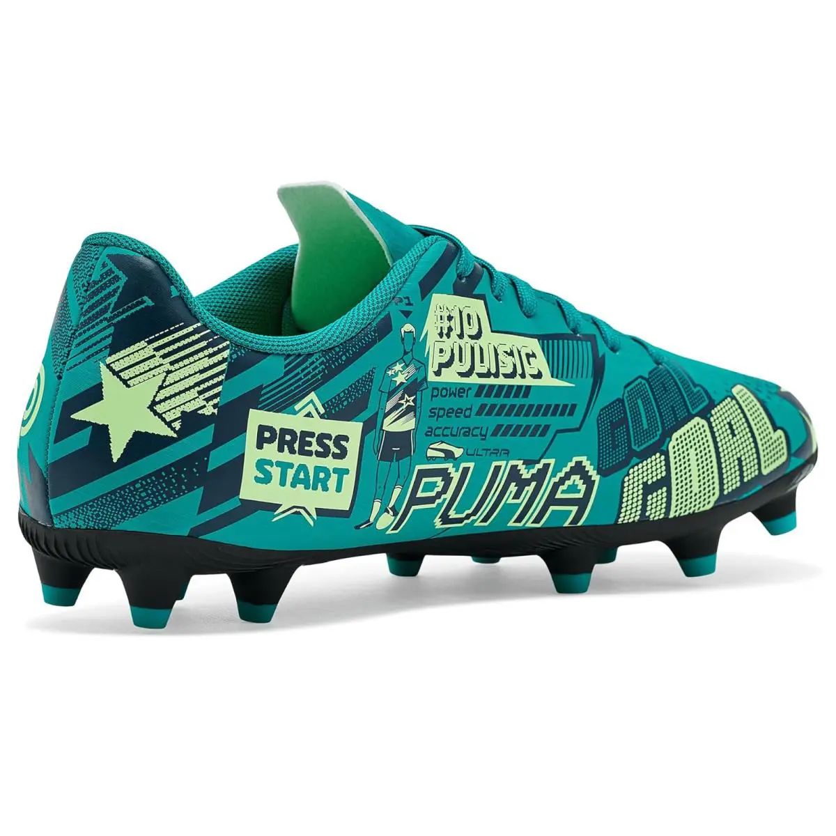 Puma shoes - White/Lake Blue/Yellow Alert 1